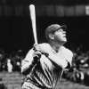 Babe Ruth Swinging